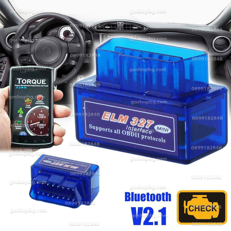 Bluetooth букса за диагностика OBD II